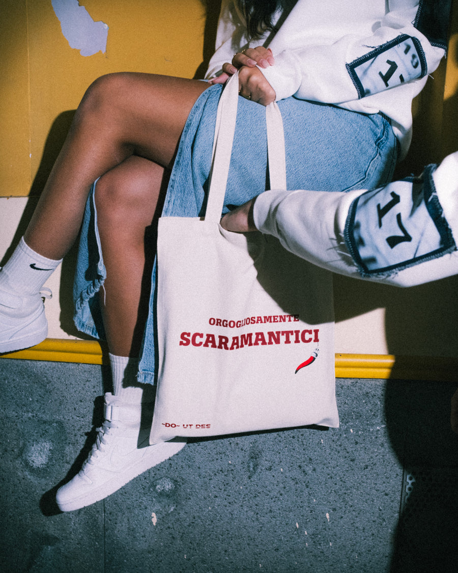 Tote bag ORGOGLIOSAMENTE SCARAMANTICI